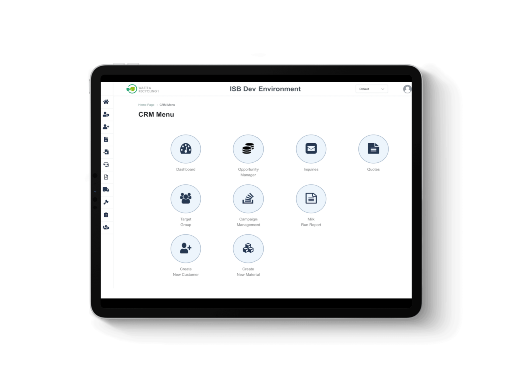 CRM ipad